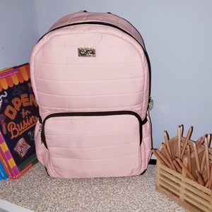 Betsey Johnson Light Pink Backpack